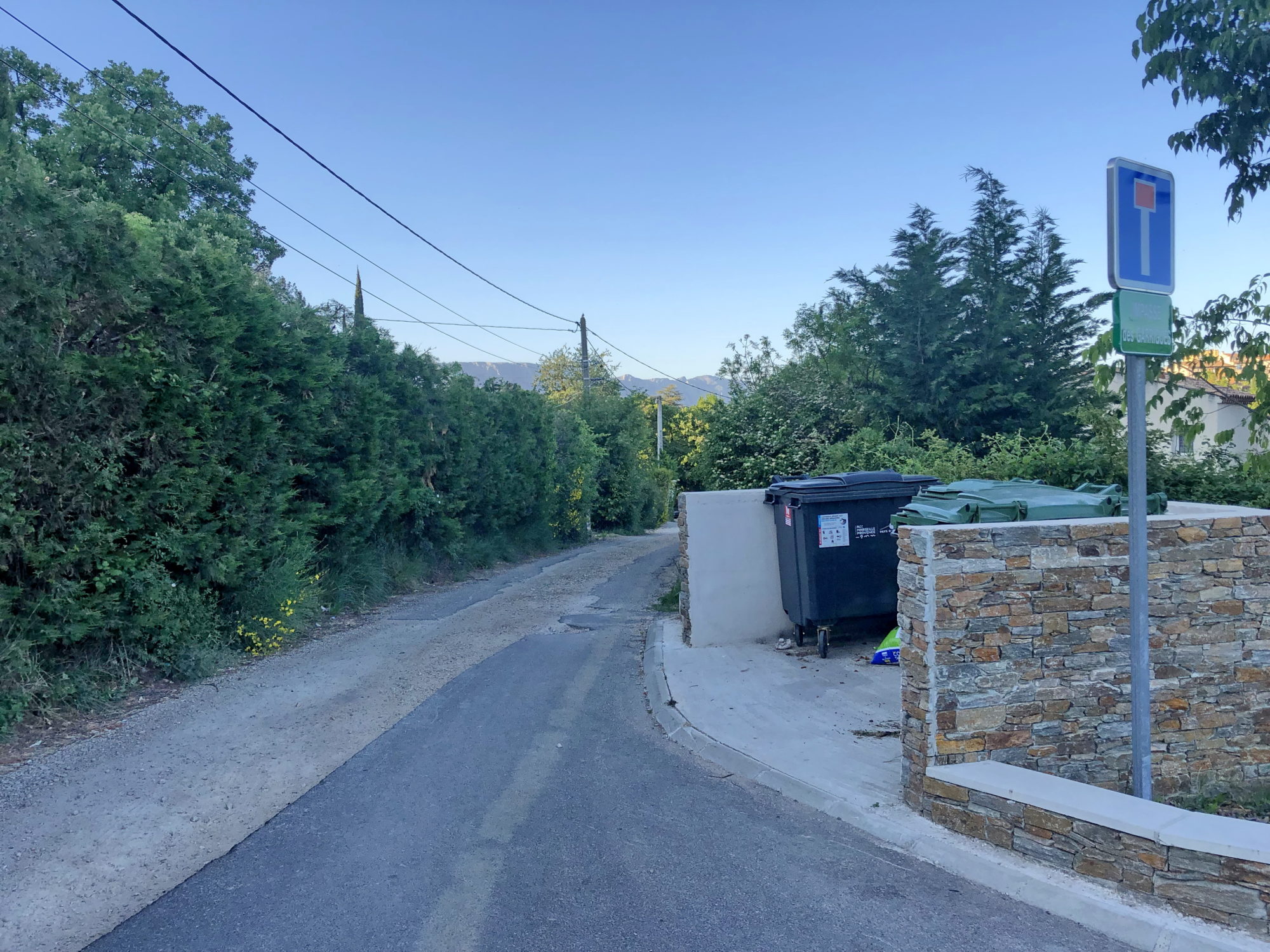 Réfection de l’impasse des Garrigues Fuveau CIQ Saint François